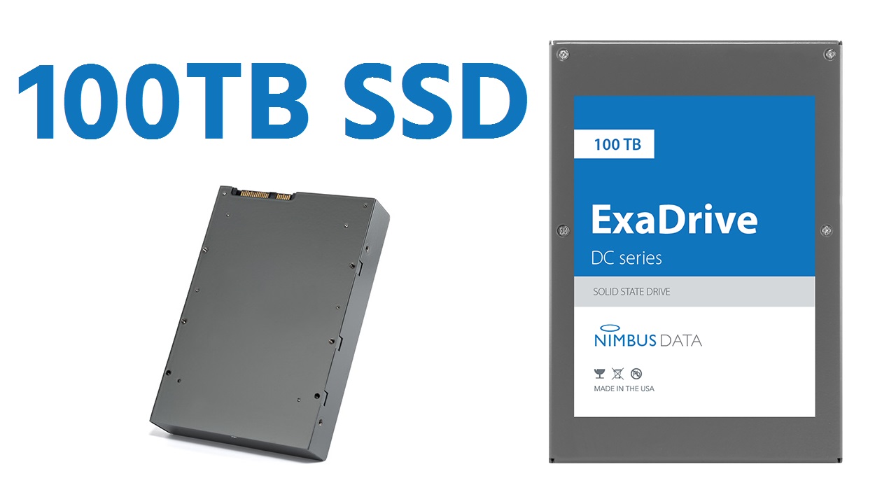 Nimbus Data 100TB SSD